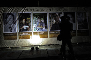 Para penerima anugerah seni di HKD Aceh 2014 (Foto M Iqbal/SeputarAceh.com)