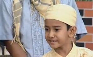 Foto Syakir Daulay saat masih kecil.