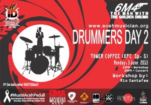 Rio Xantafee Akan Isi Workshop GMA Drummers Day 2
