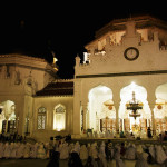 Suasana shalat tasbih di Masjid Raya Baiturrahman yang dipadati ribuan jamaah. (Foto M Iqbal)