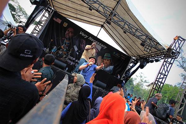 Konser Very Necessary di Taman Sari Banda Aceh (Foto M Iqbal/SeputarAceh.com)