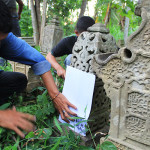 Rubbing nisan Plak-Plieng di gampong Lambhuk, Banda Aceh (Foto M Iqbal/SeputarAceh.com)