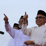 Wali Nanggroe, Malik Mahmud dan Gubernur Aceh, dr Zaini Abdullah (Foto M Iqbal-SeputarAceh.com)