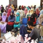 Antusiasme mahasiswa dalam sosialiasi portal e-akademik (IST)