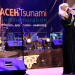 Cut Niken tampil di panggung apresiasi seni #10thnTsunami Aceh (Foto M Iqbal/SeputarAceh.com)