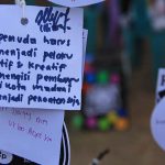 Pesan dari Ibu wali kota Banda Aceh pada pohon pengharapan acara Festival Kota Kita (Foto M Iqbal/SeputarAceh.com)