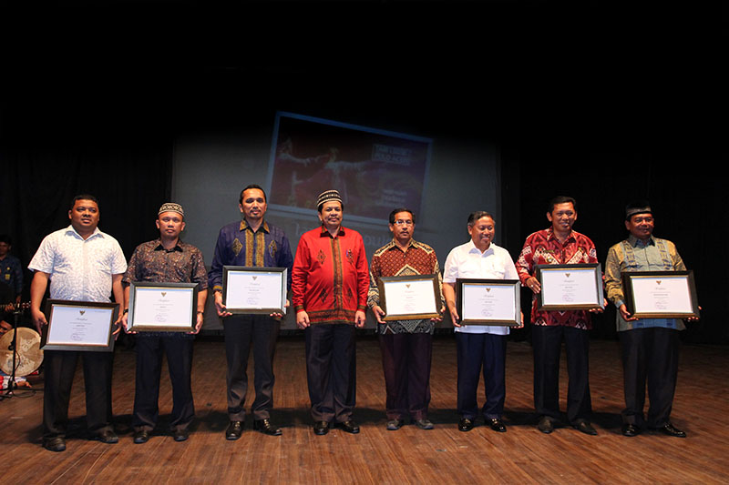 Delapan Sertifikat Warisan Tak Benda Indonesia dari Kemendikbud RI diserahkan kepada Pemerintah Aceh (Foto M Iqbal/SeputarAceh.com)