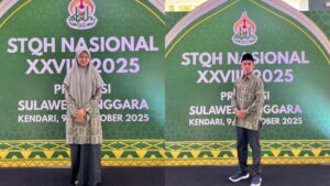 Perwakilan mahasiswa PBA UIA di STQH Nasional 2025