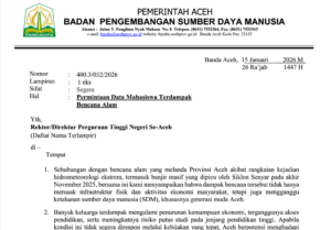 BPSDM Aceh Diminta Terapkan Kebijakan Berbasis Dampak bagi Korban Banjir