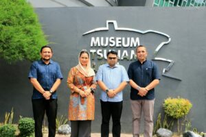 Wamenparekraf Angelina ke Museum Tsunami Aceh