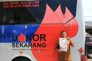 donor darah disbudpar aceh dan museum tsunami